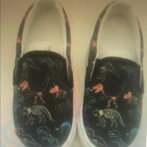 Dinosaur Fossil Slip-On Sneakers